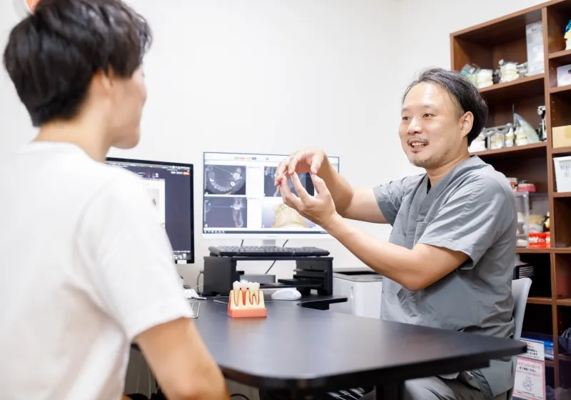 セラミック治療の流れ1 カウンセリング