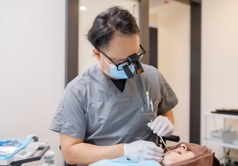 ホームホワイトニングの流れ2 クリーニング