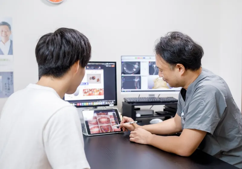 オフィスホワイトニングの流れ1 カウンセリング