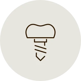 歯を失って、うまく噛めないアイコン