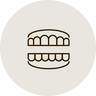 総入れ歯が合わない、ずれるアイコン