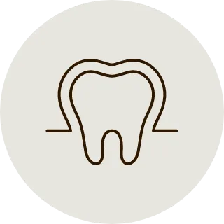 歯ぎしり、食いしばりを緩和したいアイコン