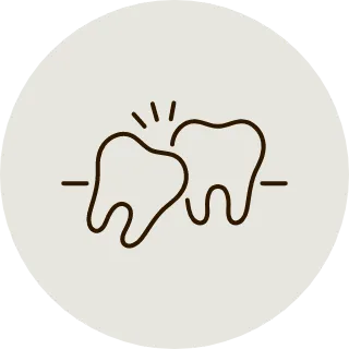 親知らずが痛い、腫れているアイコン