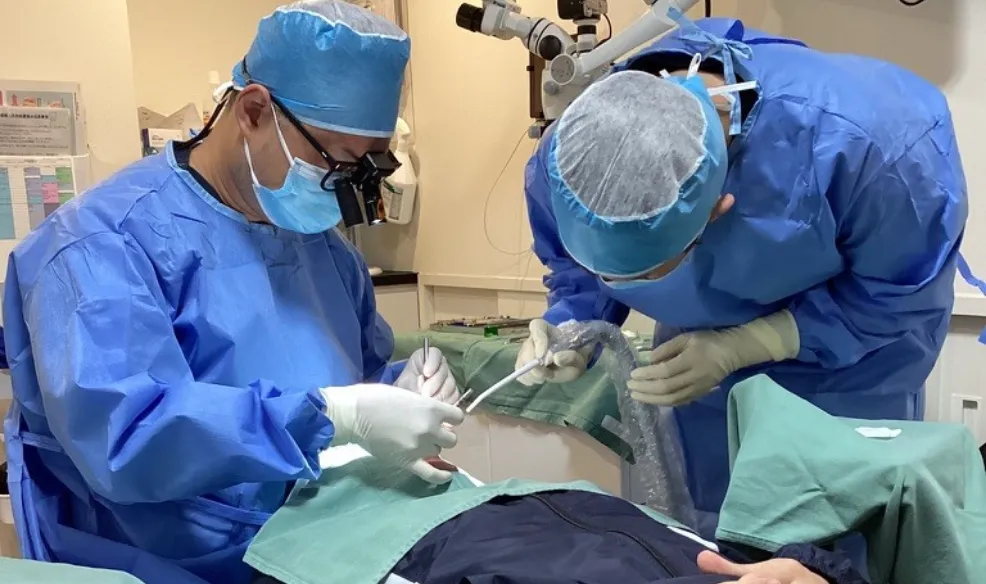 抜歯即時埋入画像