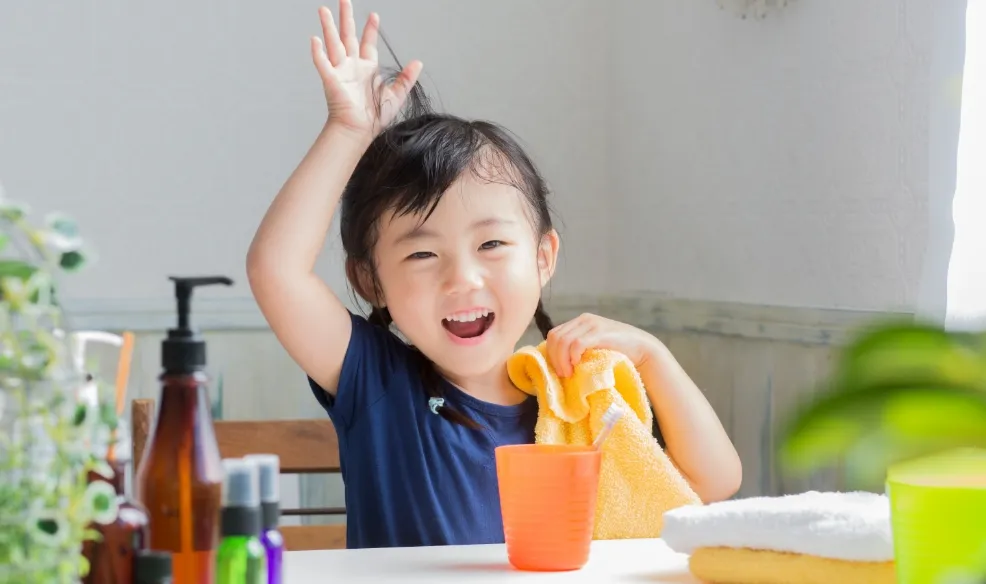 保護者の治療中のスタッフ見守りイメージ